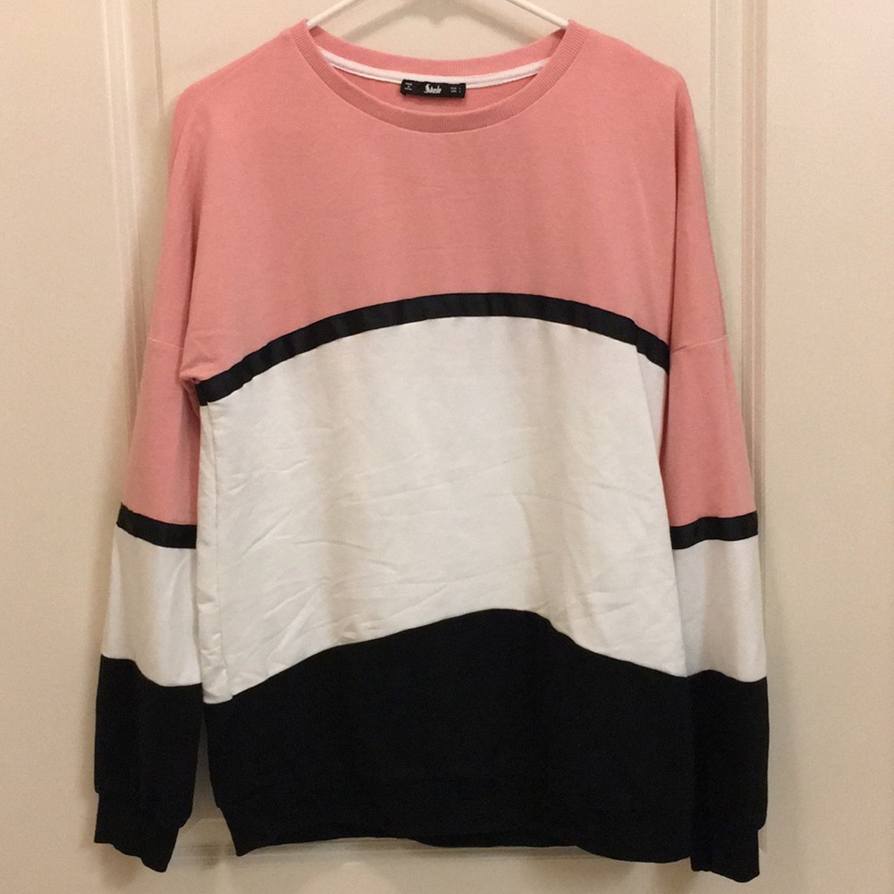 2 FOR $12 ~ Color block Crewneck